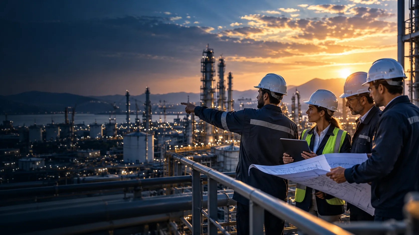 Team tecnico IMS impegnato nella gestione di un progetto industriale