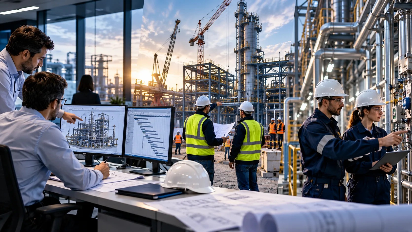 Servizi IMS di engineering, construction e commissioning per progetti industriali